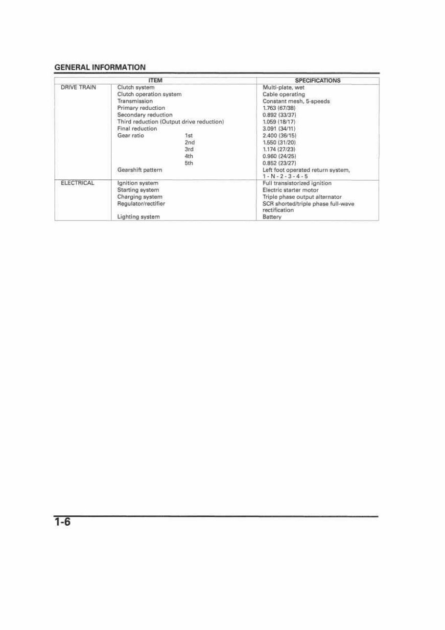 2003 Honda Shadow Aero VT750 Workshop Manual preview img 9