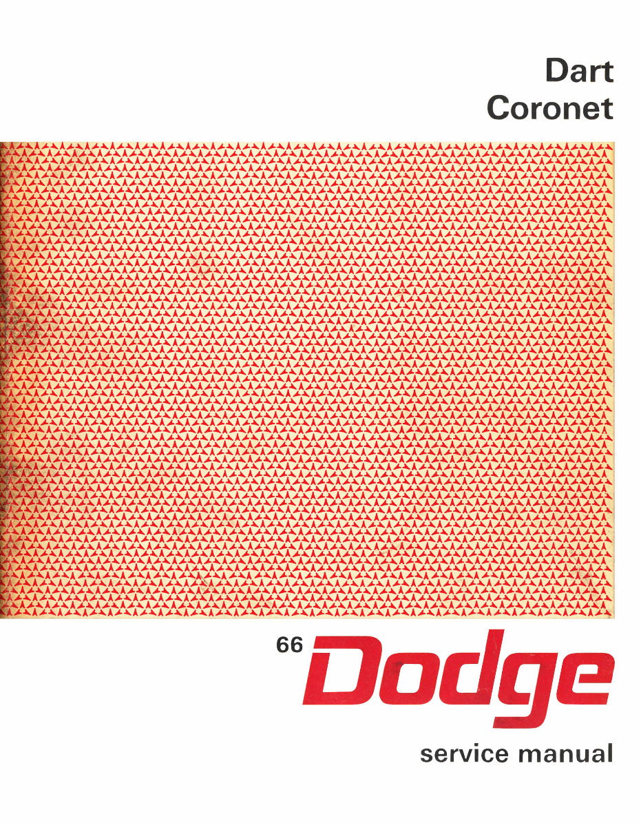 1966- Dodge Dart Coronet Service & Repair Manual preview img 1