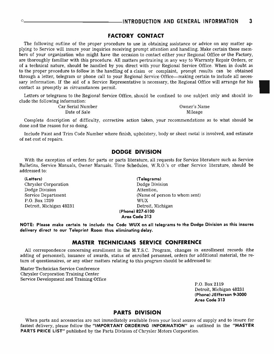 1966- Dodge Dart Coronet Service & Repair Manual preview img 4