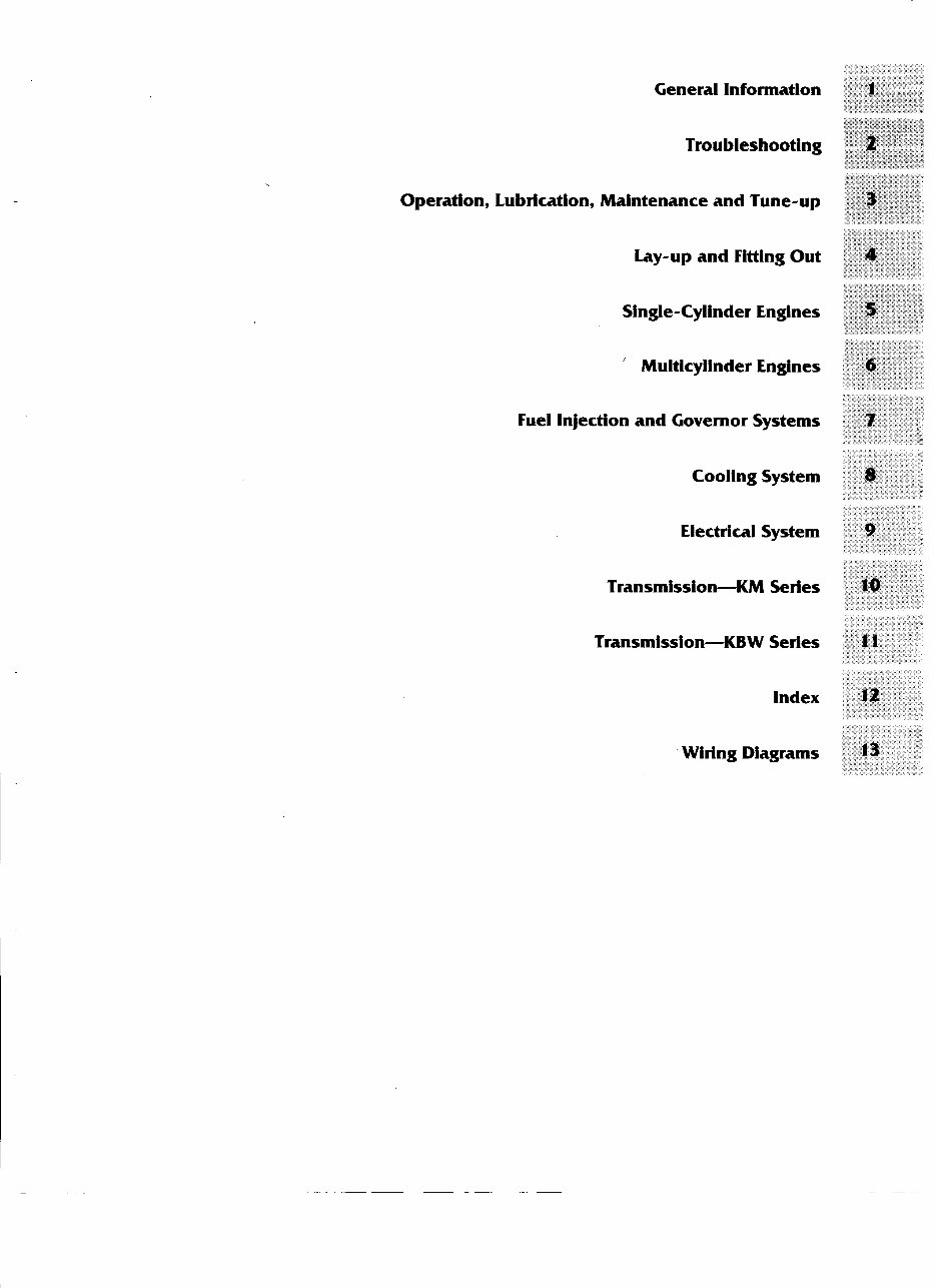 YANMAR 1, 2 & 3 CYLINDER Marine Diesel Engine Repair Manual preview img 2