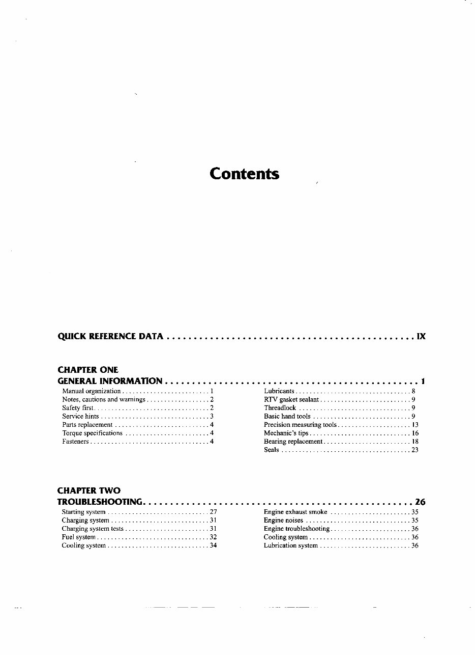 YANMAR 1, 2 & 3 CYLINDER Marine Diesel Engine Repair Manual preview img 3