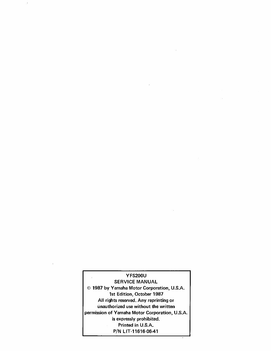 2002-2006 Yamaha Blaster 200 ATV Service & Repair Manual preview img 2