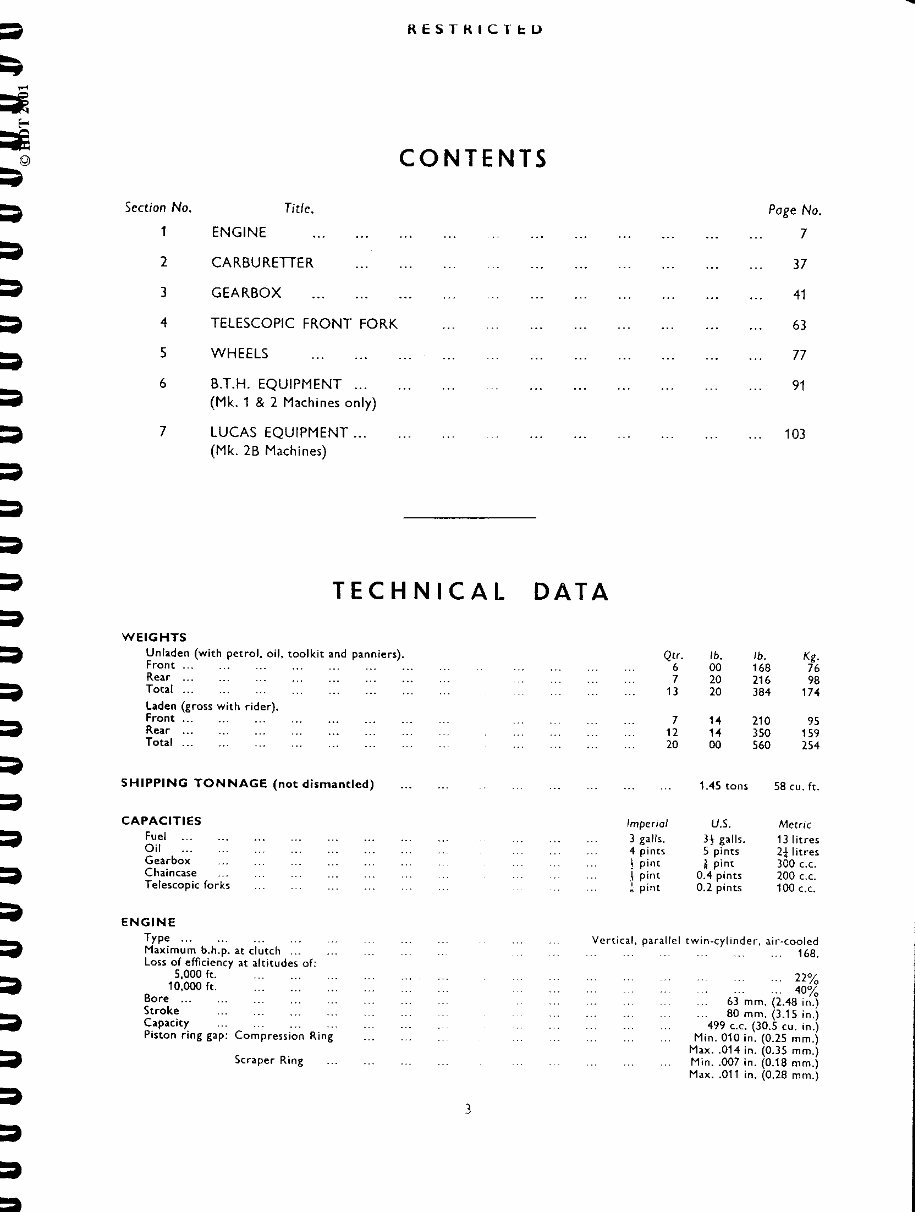 1950-1964 Triumph TRW 500 Motorcycle Service & Repair Manual preview img 7