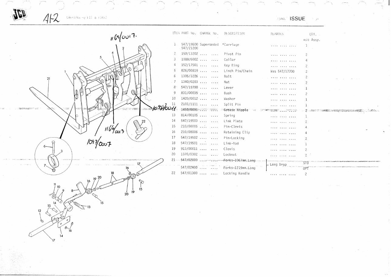Jcb Loadall 520-2/4 520-2hl/4hl 520M-2/4 Parts Manual preview img 4