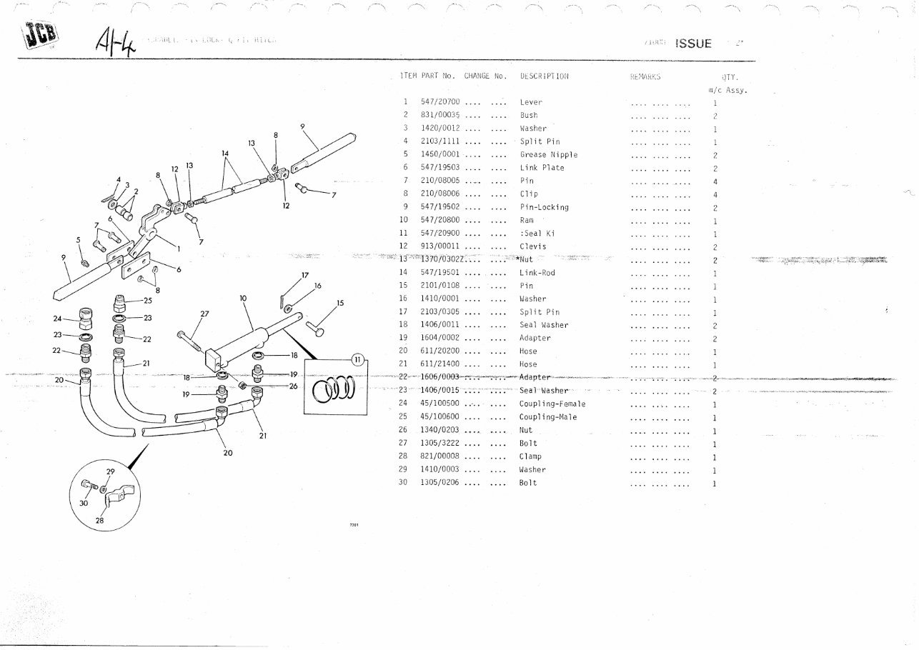 Jcb Loadall 520-2/4 520-2hl/4hl 520M-2/4 Parts Manual preview img 6
