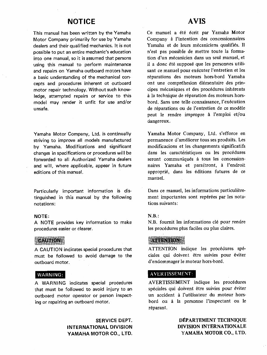 1983-1994 Yamaha 9.9HP 15HP 2-Stroke Outboard Repair Manual preview img 3