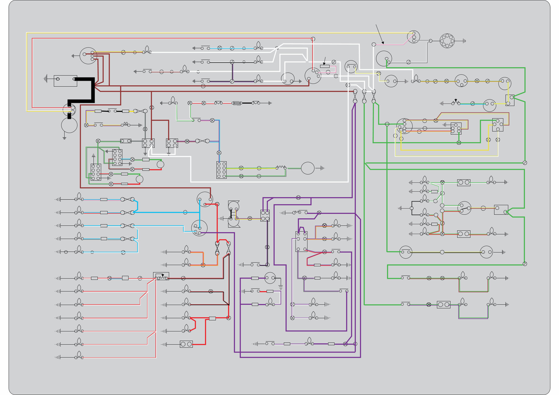 TRIUMPH STAG Wiring ELECTICAL Manual Diagram preview img 1