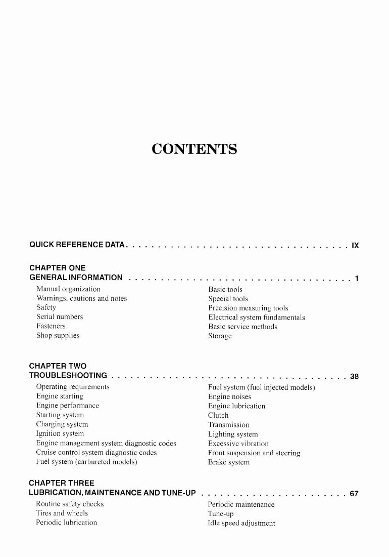 2001 Harley-Davidson Touring Models (FLH, FLT) Service & Repair Manual preview img 3