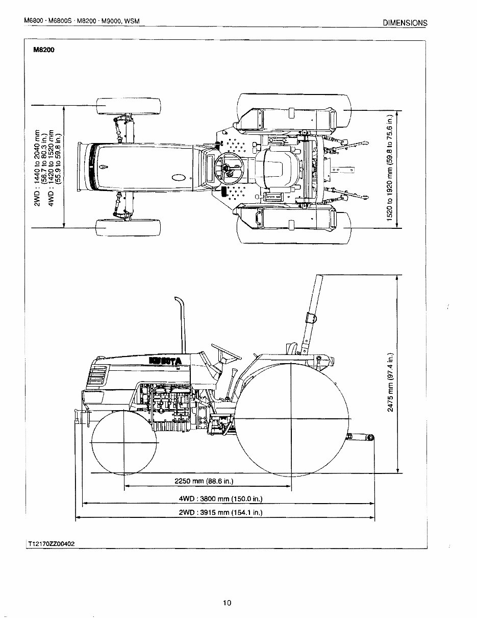 Kubota M6800 Tractor Workshop Repair Service Manual preview img 10