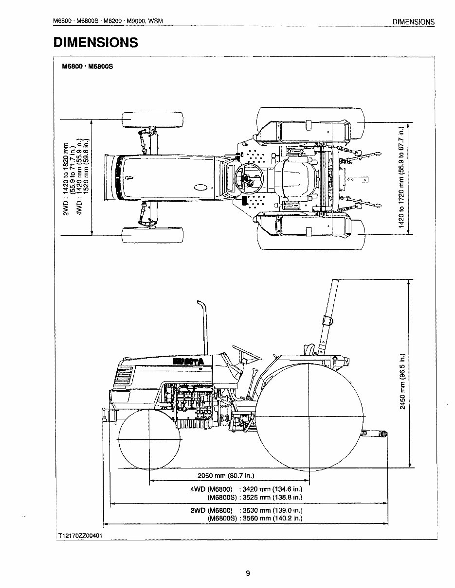 Kubota M6800 Tractor Workshop Repair Service Manual preview img 9