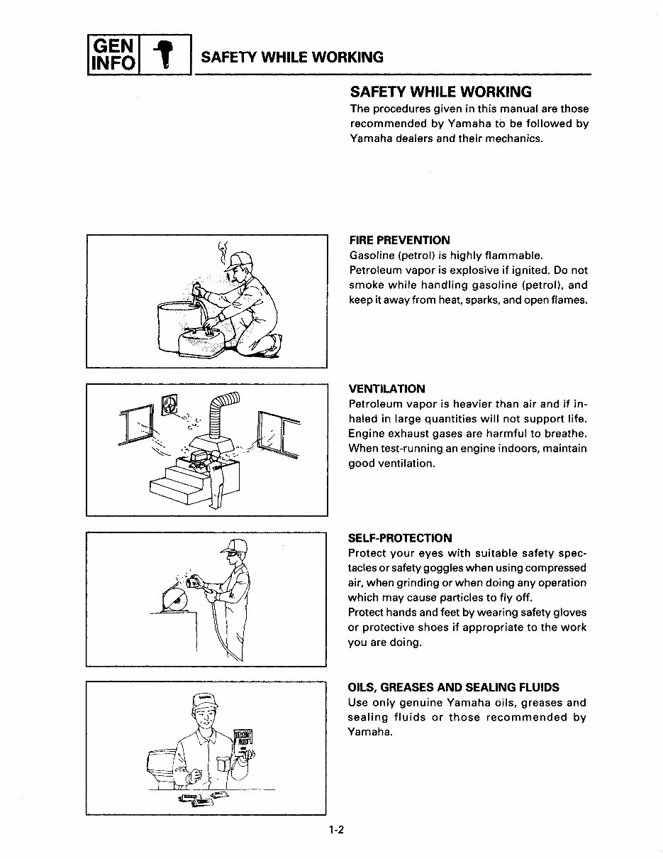 2001 Yamaha 15 MSHZ Outboard service repair maintenance manual. Factory Service Manual preview img 10