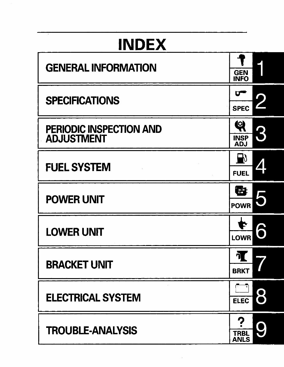 2001 Yamaha 15 MSHZ Outboard service repair maintenance manual. Factory Service Manual preview img 7