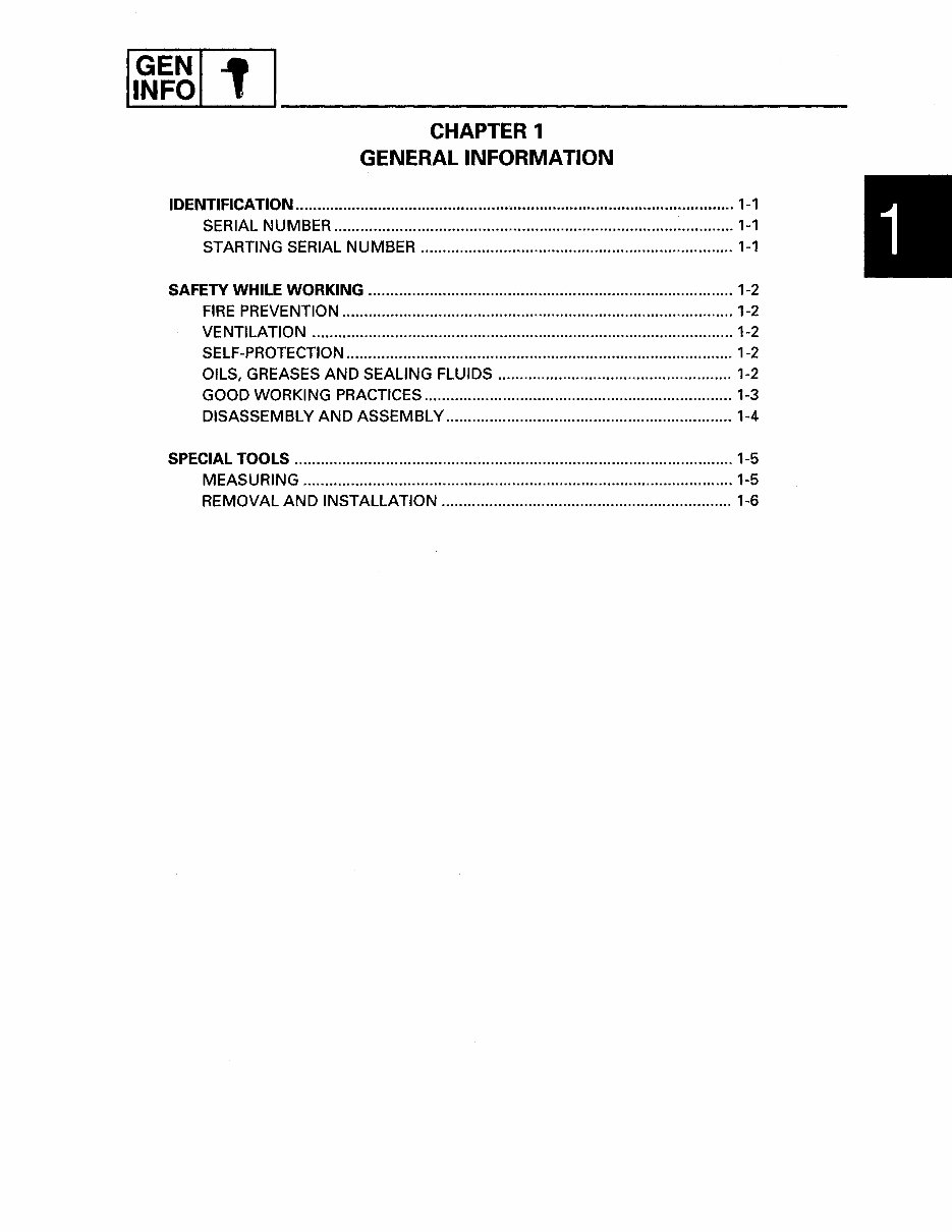 2001 Yamaha 15 MSHZ Outboard service repair maintenance manual. Factory Service Manual preview img 8