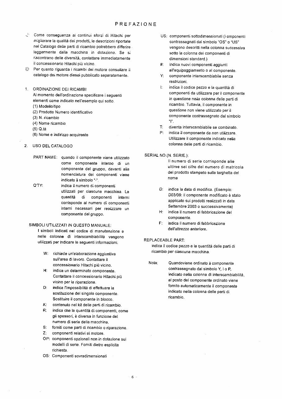 HITACHI ZAXIS ZX230 ZX230LC ZX240H ZX240LCH ZX240K ZX240LCK ZX250 ZX250LC ZX250LCN Excavator Parts Catalog Manual preview img 10
