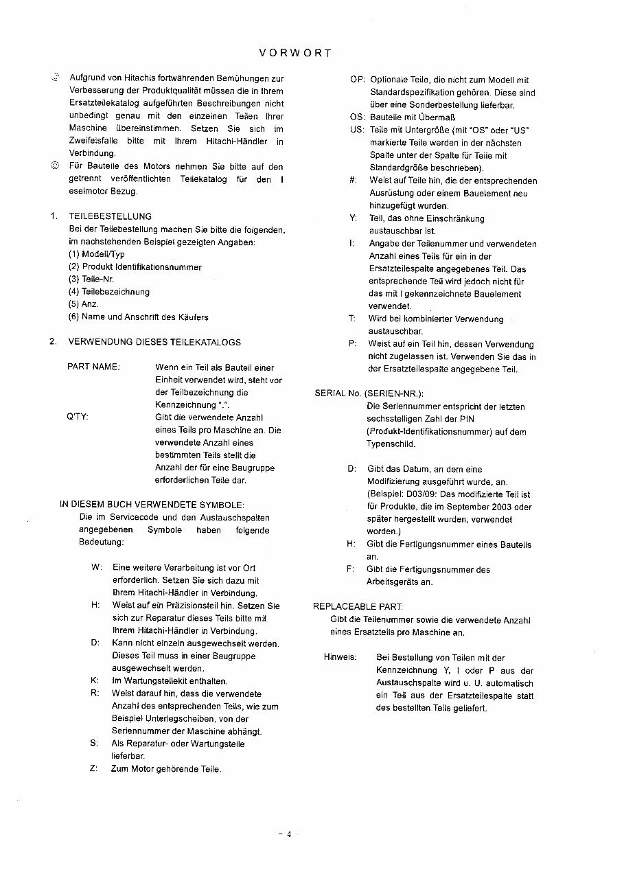 HITACHI ZAXIS ZX230 ZX230LC ZX240H ZX240LCH ZX240K ZX240LCK ZX250 ZX250LC ZX250LCN Excavator Parts Catalog Manual preview img 8