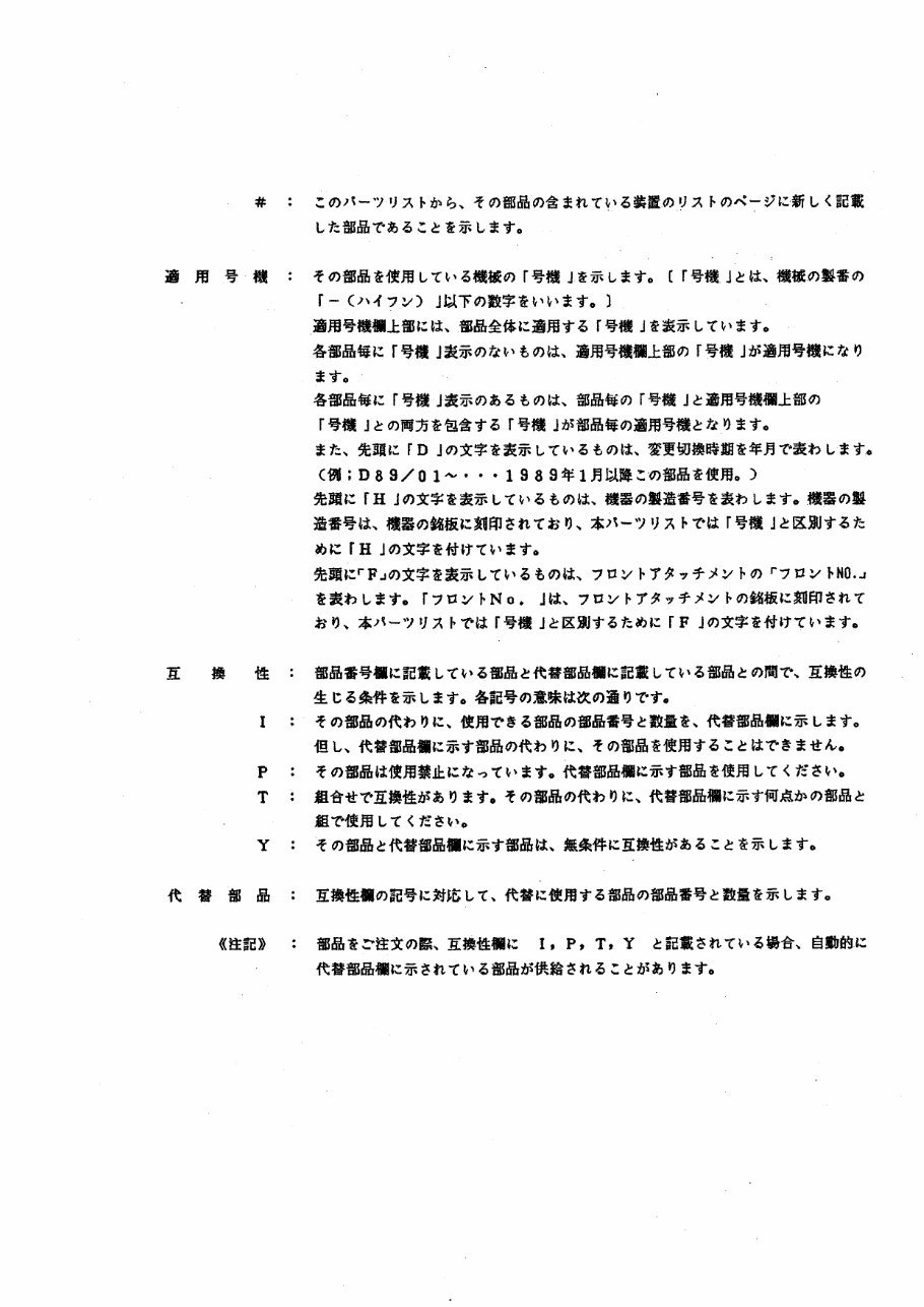 HITACHI EX60WD WHEELED Excavator EQUIPMENT COMPONENTS Parts Catalog Manual preview img 3