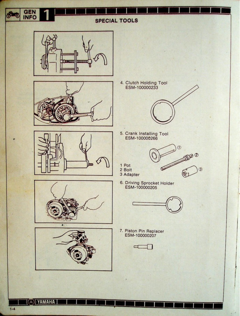 1985-1996 Yamaha Rx100 Rx 100 Service & Repair Manual preview img 8