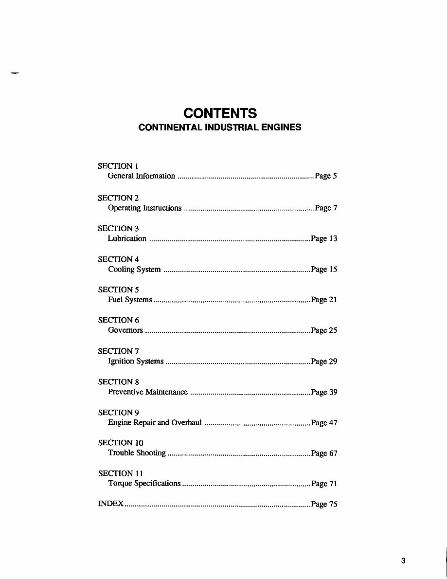 Continental TM20 TM27 Gasoline & LPG Engines TM Series Workshop Service Repair Manual # 1 preview img 6