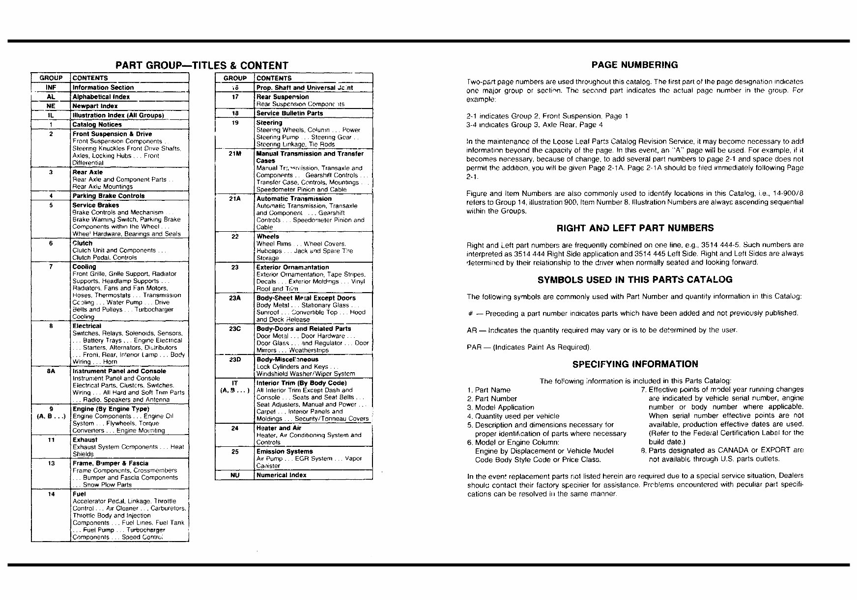 1981-1986 Jeep CJ/SJ/XJ/MJ/J10/J20 Parts Catalog preview img 2