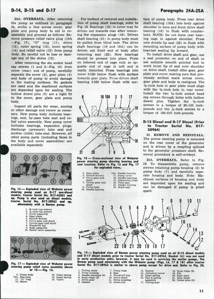 Allis Chalmers D15 series 2 Tractor Workshop Service Manual preview img 10