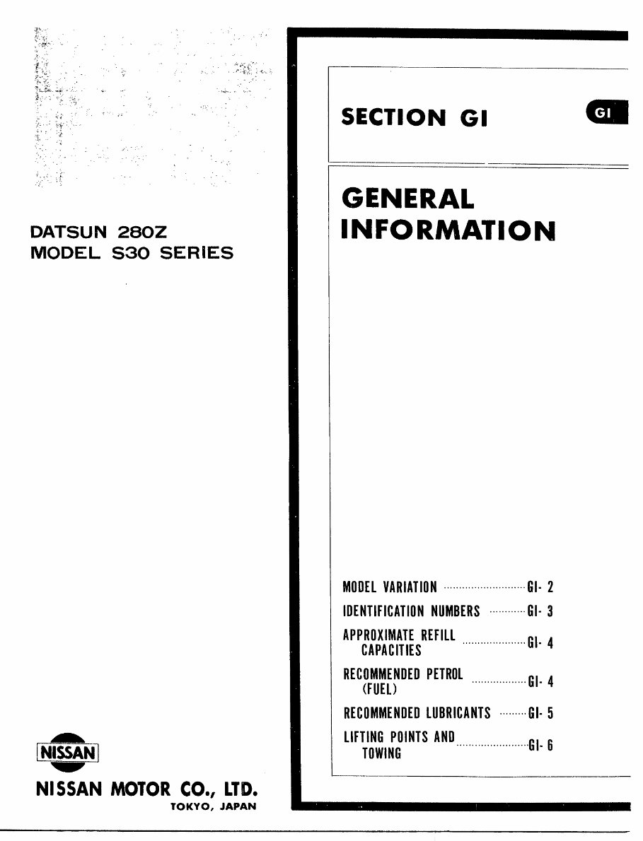 1976-1977 Datsun 280Z Service & Repair Manual preview img 3