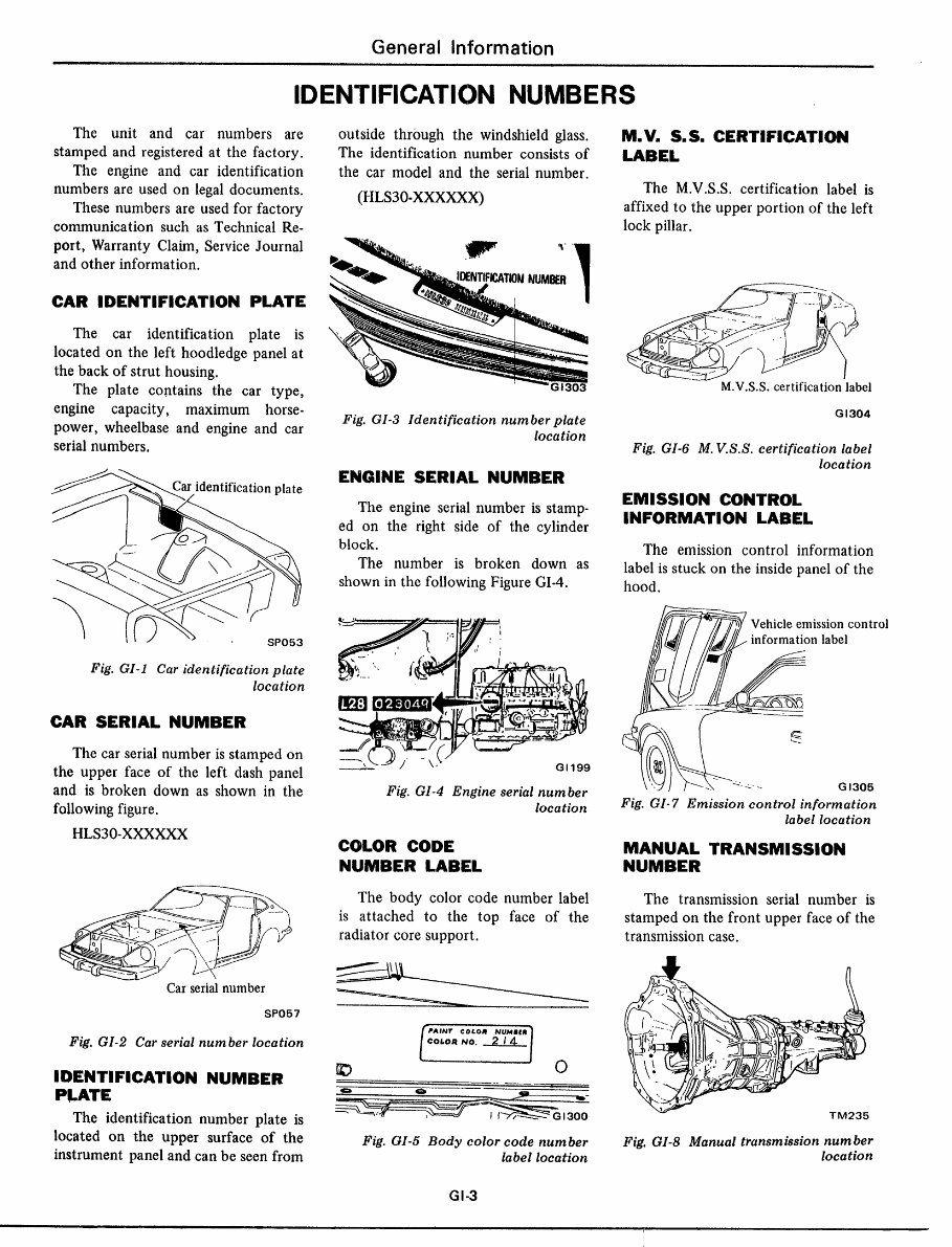 1976-1977 Datsun 280Z Service & Repair Manual preview img 5