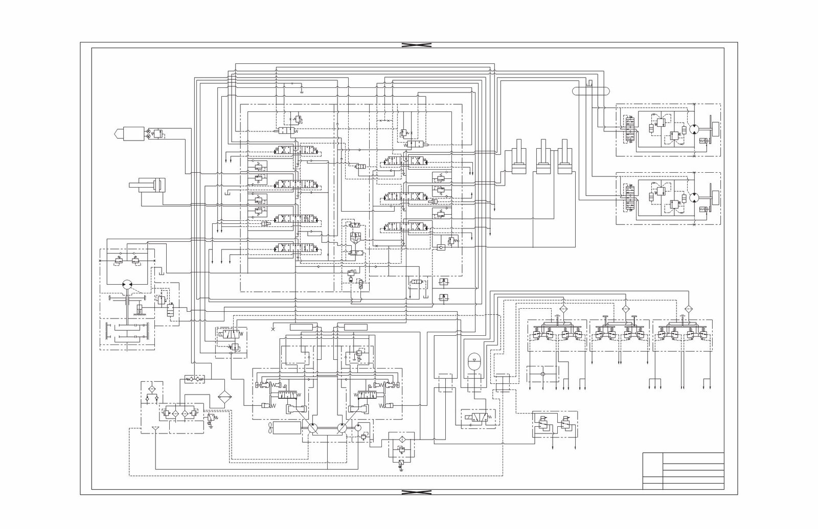 DAEWOO SOLAR 400LC-lll Electrical Hydraulic SCHEMATIC Manual preview img 1