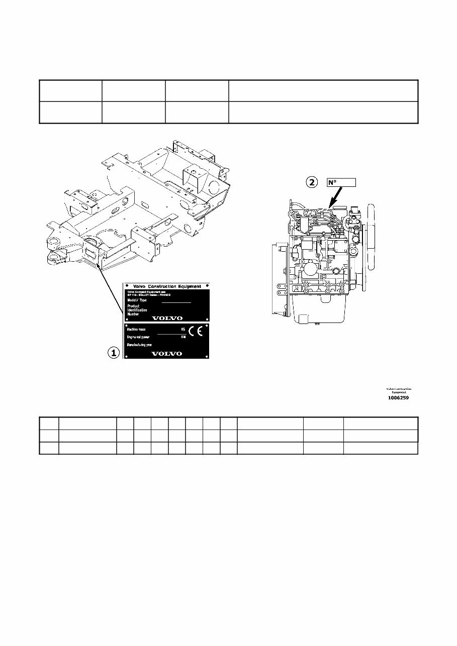 VOLVO EC13 XR MINI DIGGER Excavator Parts Catalog IPL Manual preview img 2