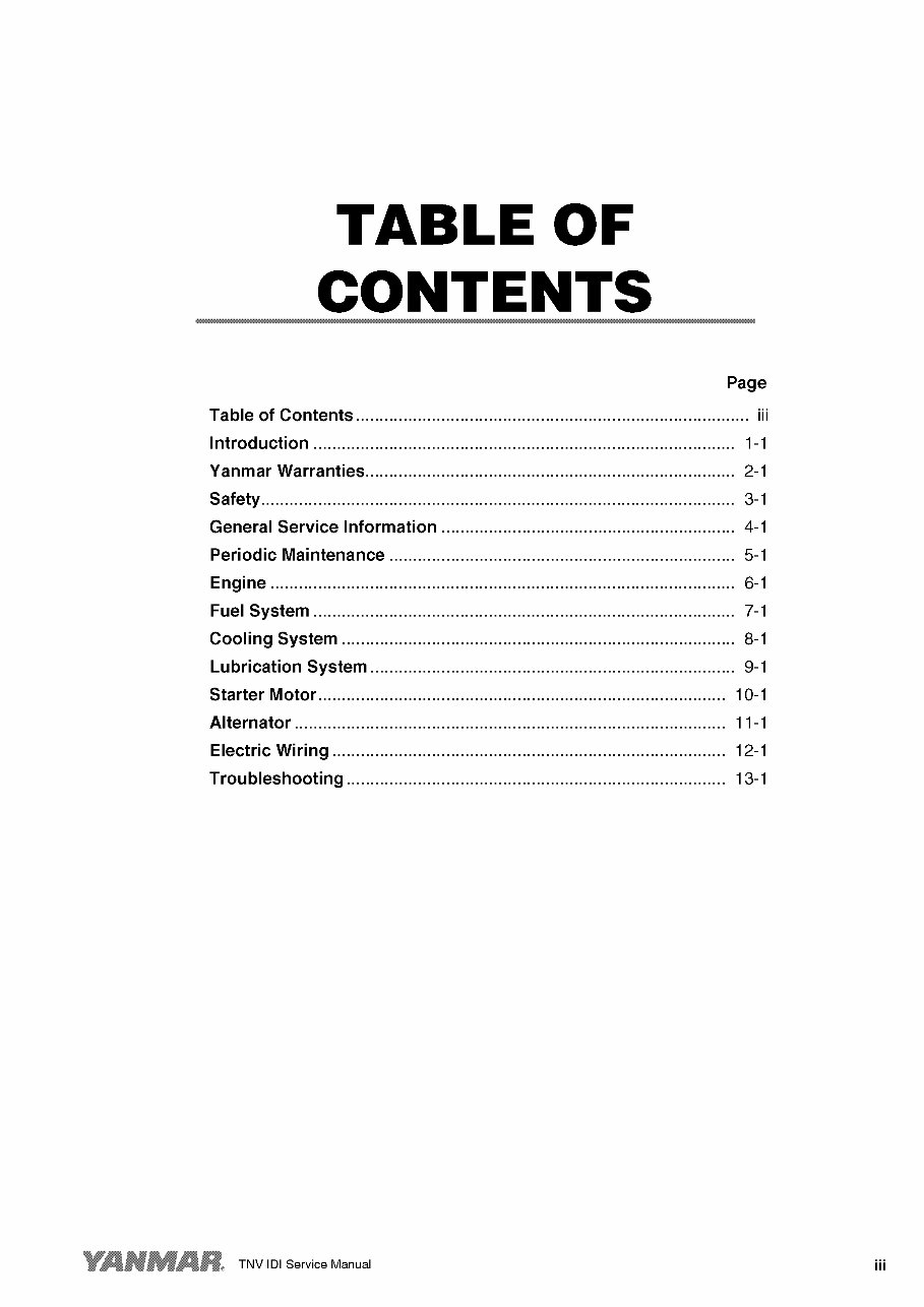 Yanmar Industrial Engine 2tnv70, 3tnv70, 3tnv76 Workshop Service Repair Manual preview img 6