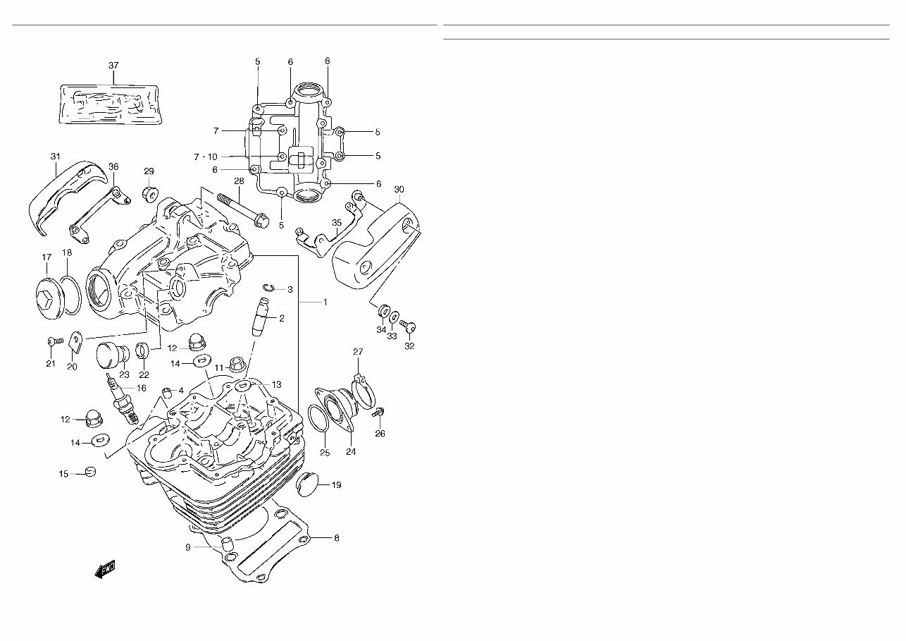 SUZUKI GZ125 AP131 Replacement Parts Manual 1998-2000 preview img 1