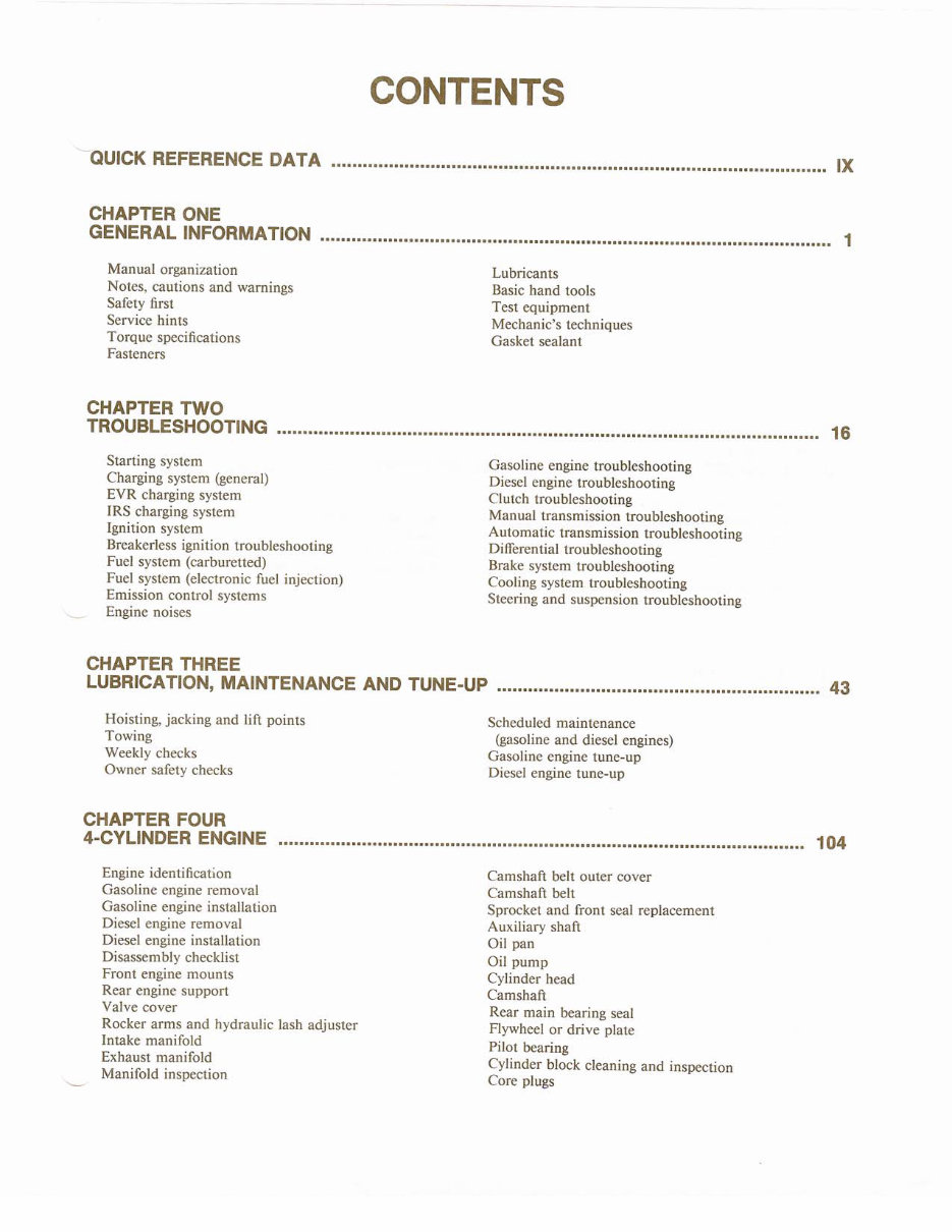 1983-1987 Ford Ranger & Bronco Service & Repair Manual preview img 7