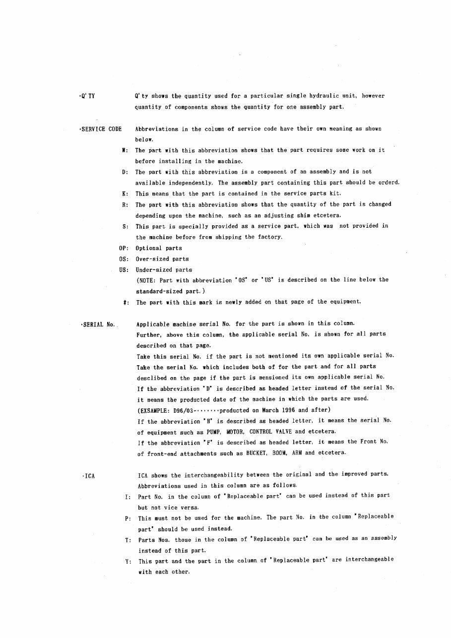 HITACHI EX300-3C EX300LC-3C EX310H-3C EX310LCH-3C Excavator Parts Catalog Manual preview img 8