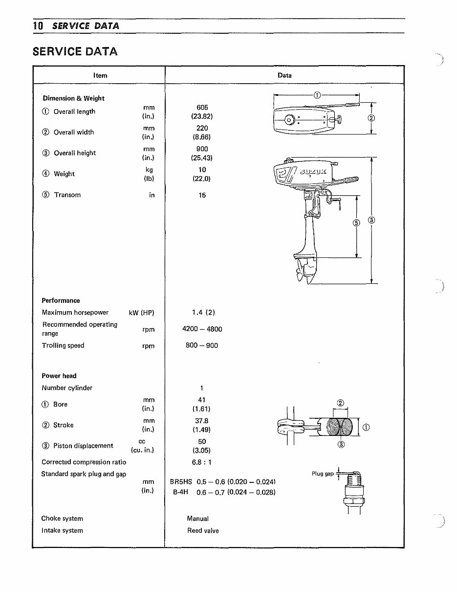 1982-1992 Suzuki DT2 2-Stroke Outboard Repair Manual preview img 9