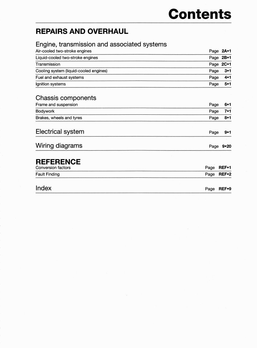 1999-2005 Peugeot Vivacity 50cc 100cc Service & Repair Manual preview img 2