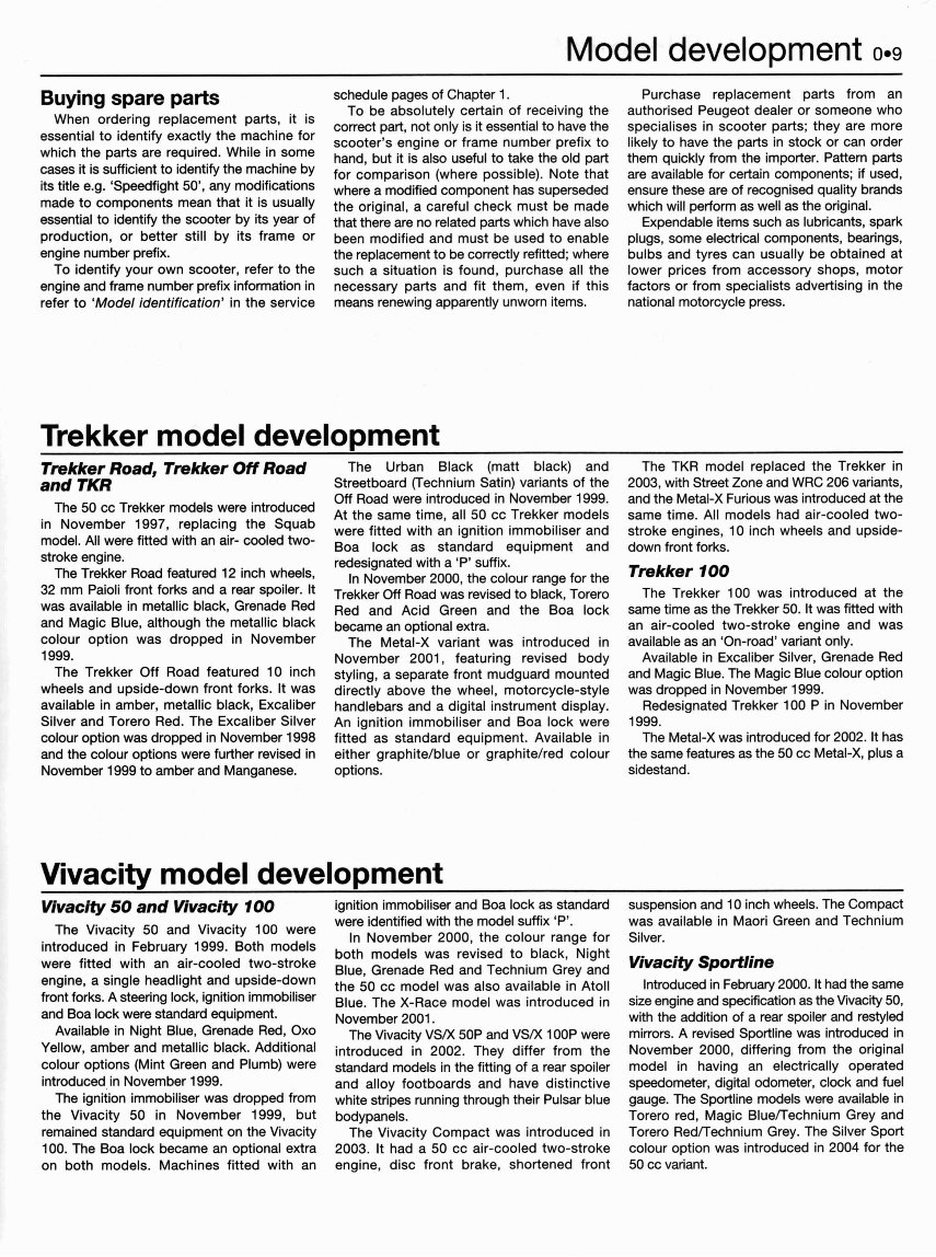 1999-2005 Peugeot Vivacity 50cc 100cc Service & Repair Manual preview img 8