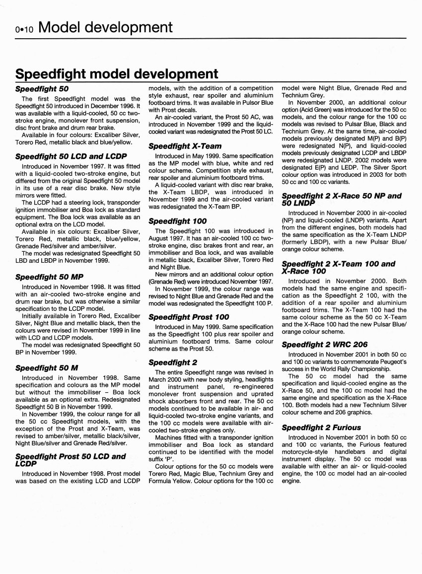 1999-2005 Peugeot Vivacity 50cc 100cc Service & Repair Manual preview img 9