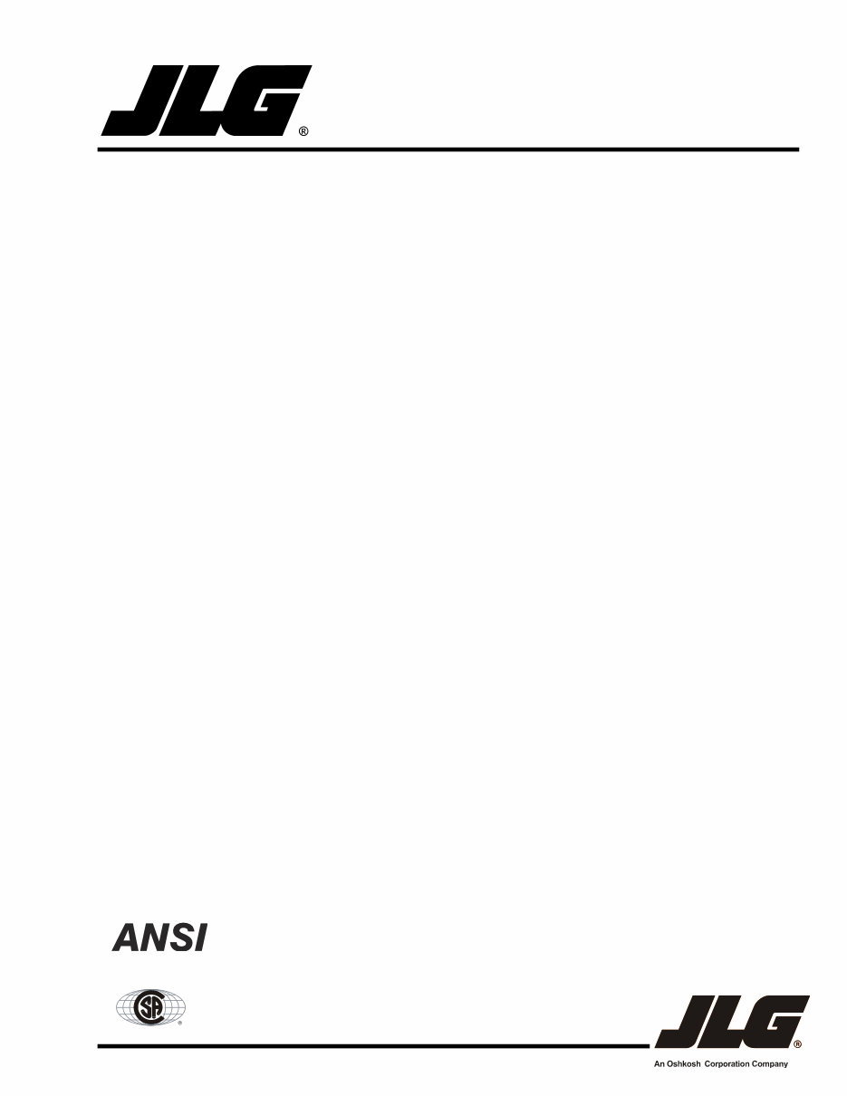 JLG 600S-SJ, 660SJ, 600A-AJ Lift Complete Workshop Service Repair Manual preview img 1