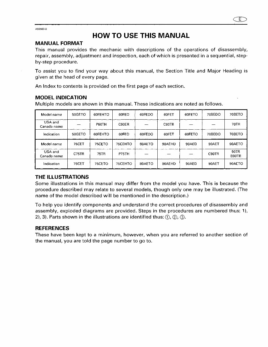 2001 Yamaha C70 TLRZ Outboard service repair maintenance manual. Factory preview img 3
