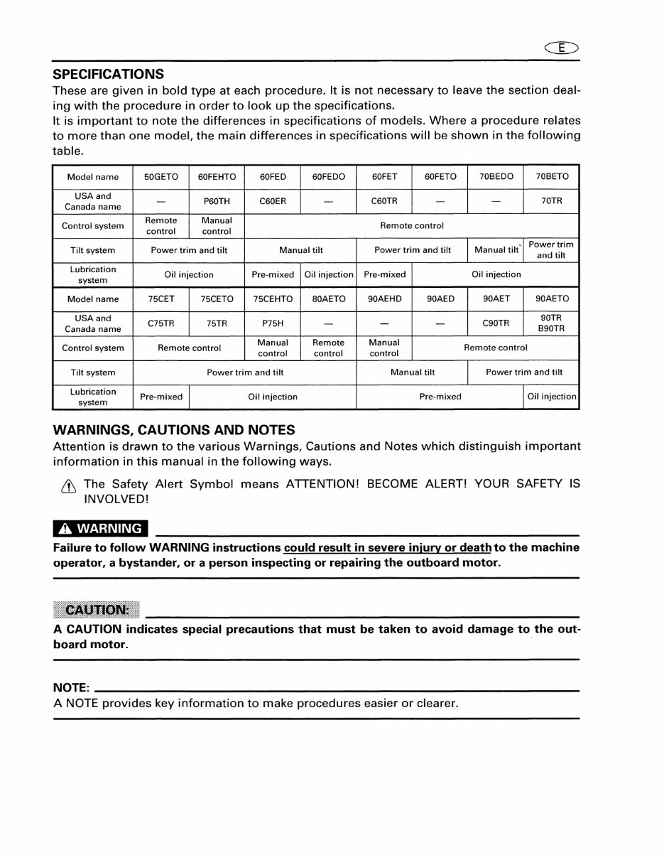2001 Yamaha C70 TLRZ Outboard service repair maintenance manual. Factory preview img 4