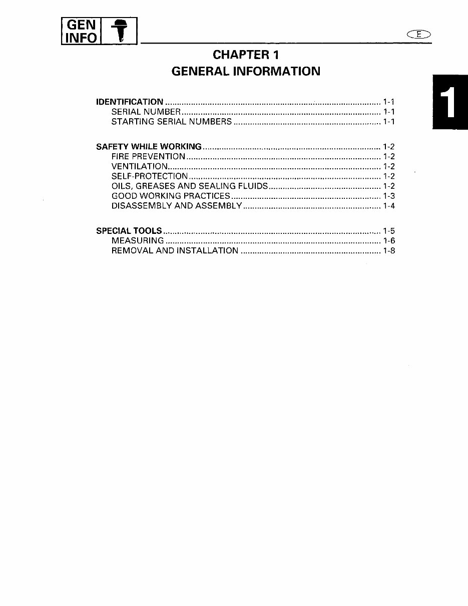 2001 Yamaha C70 TLRZ Outboard service repair maintenance manual. Factory preview img 7