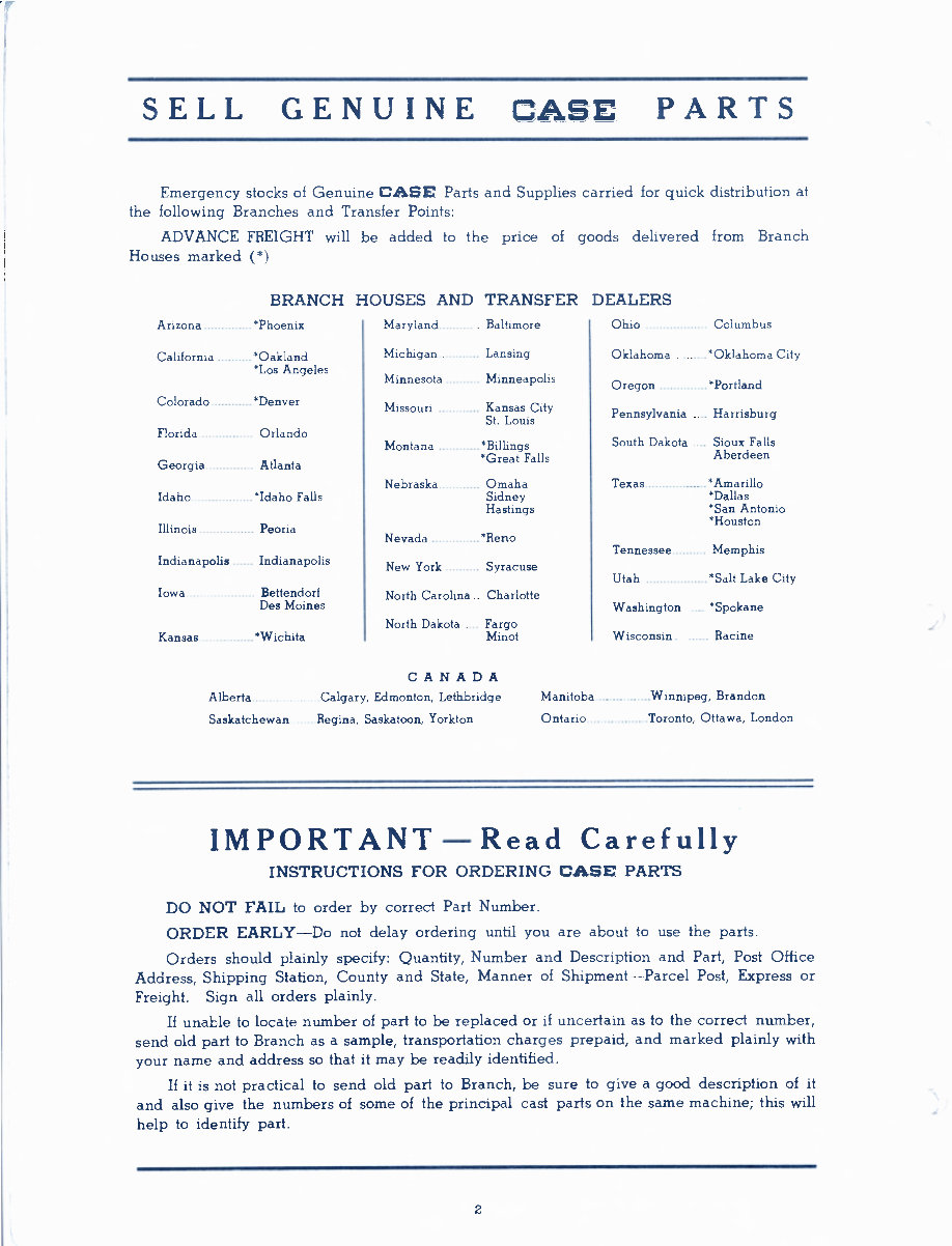 JI Case VA Series VAC VAH VAO Tractor Parts Catalog Manual - preview img 5