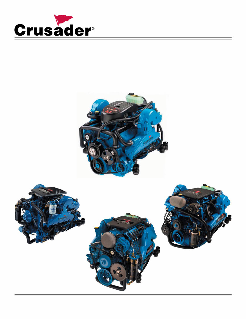 Crusader Engines Product Installation Manual preview img 1