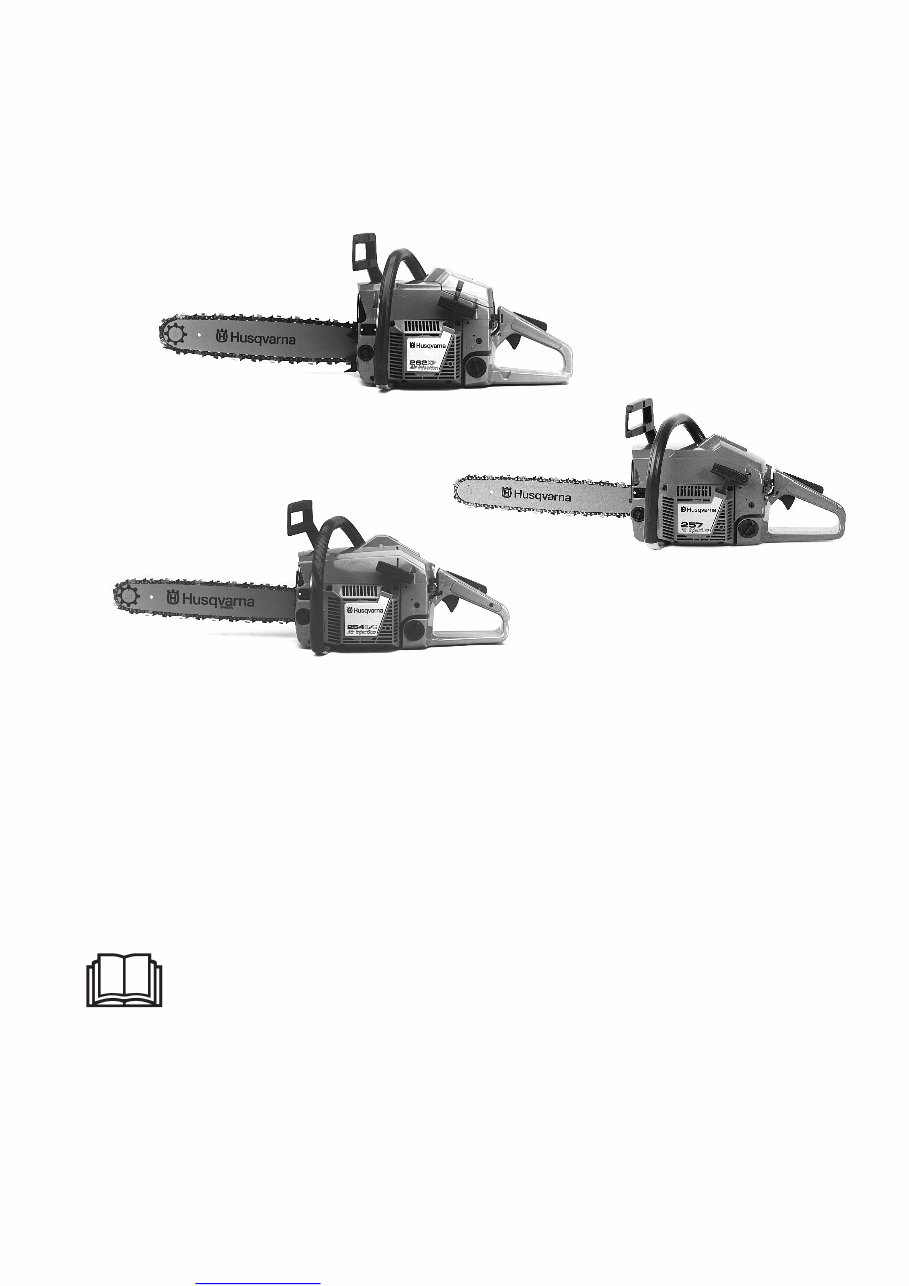 Husqvarna Chain Saw 254XP / 257 / 262XP Operators Manual preview img 1