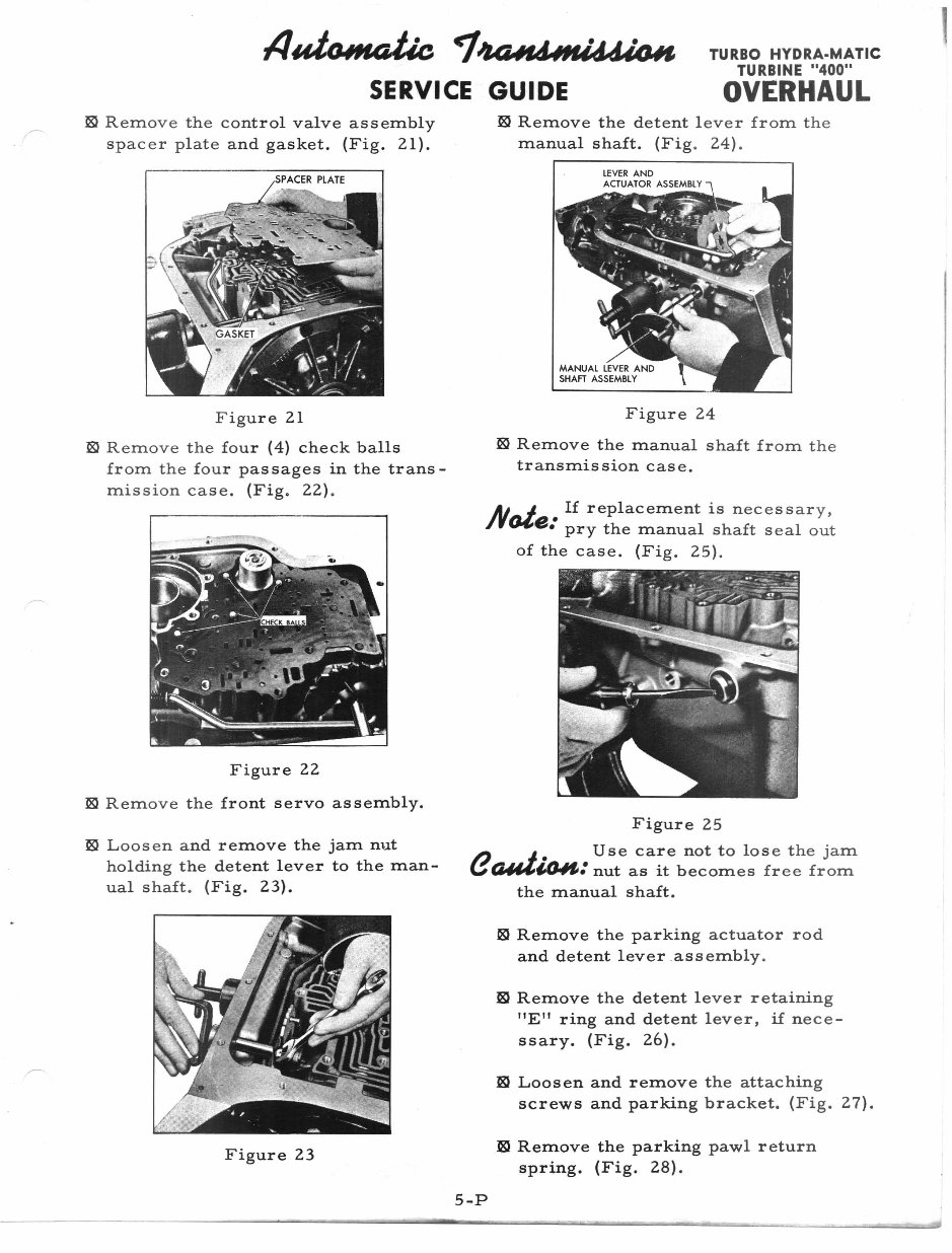 Turbo 400 Transmission Hydramatic Turbine 400 Service Manual preview img 5
