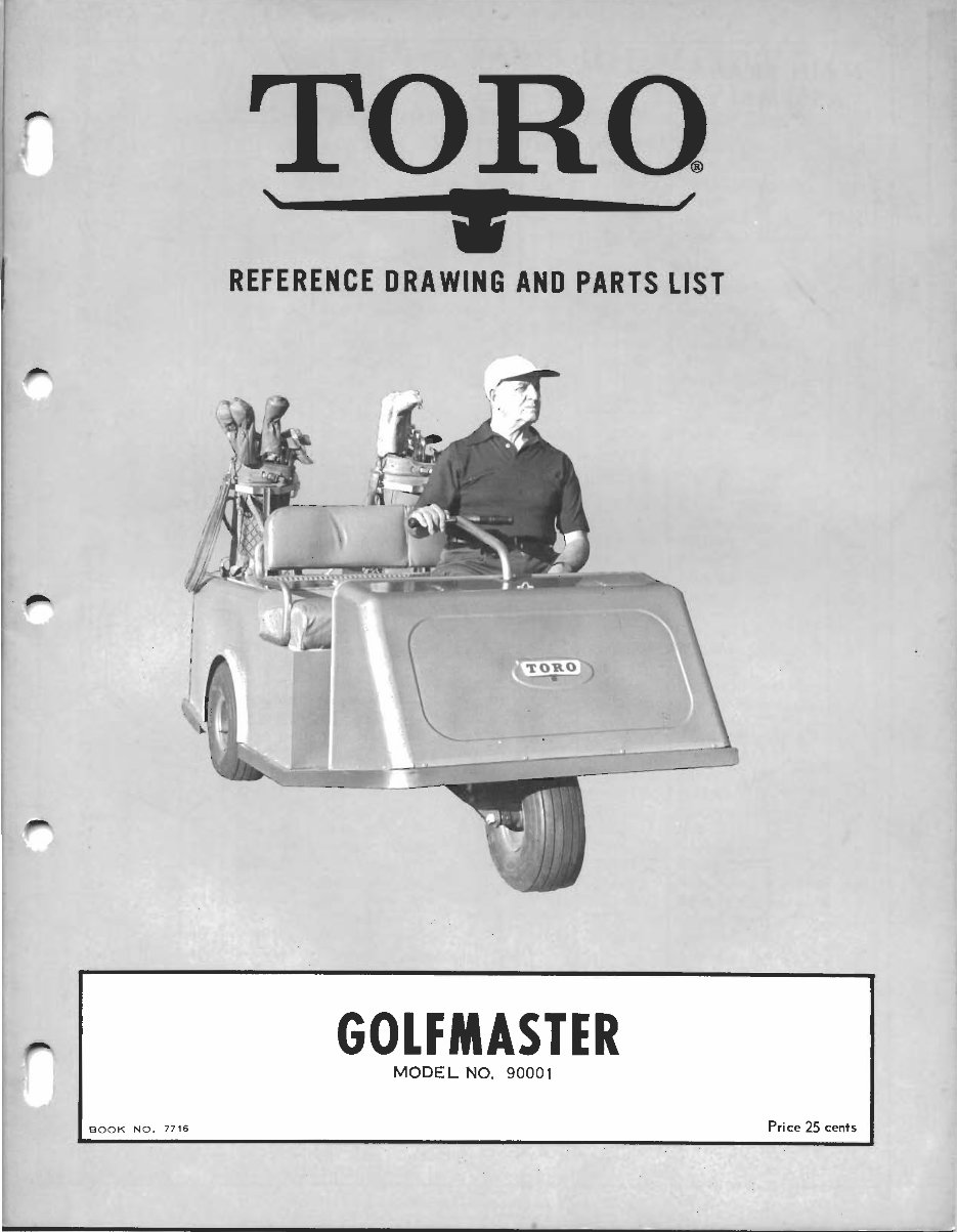 1961 toro golf cart parts manual preview img 1