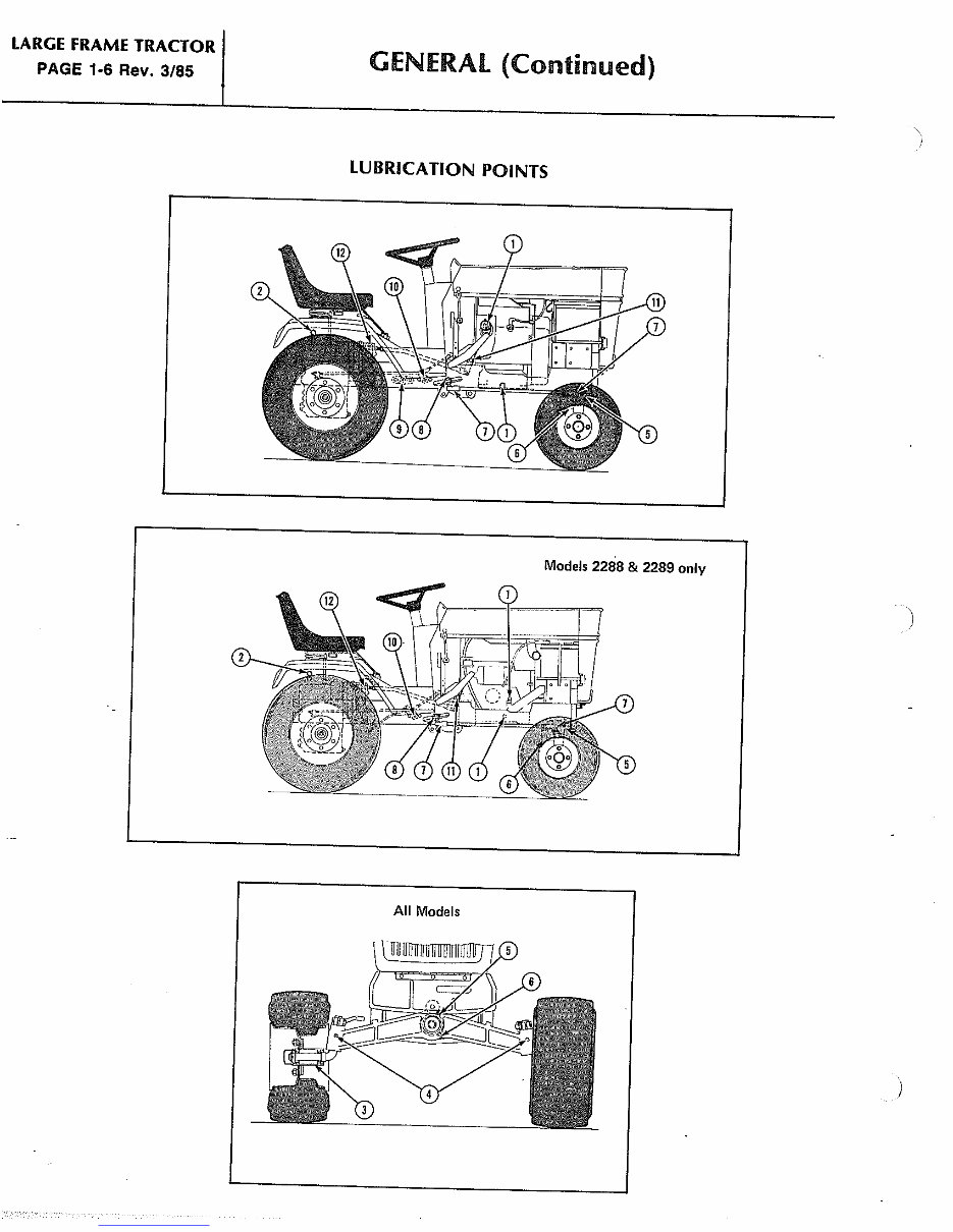 1962-1978 Bolens Large Frame Tractors Service & Repair Manual preview img 9