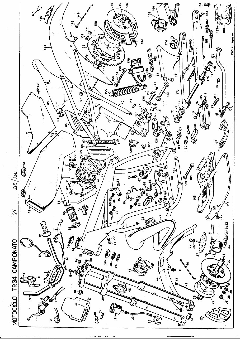 BETA TR34 CAMPIONATO 260 240 Parts Manual Catalog preview img 3
