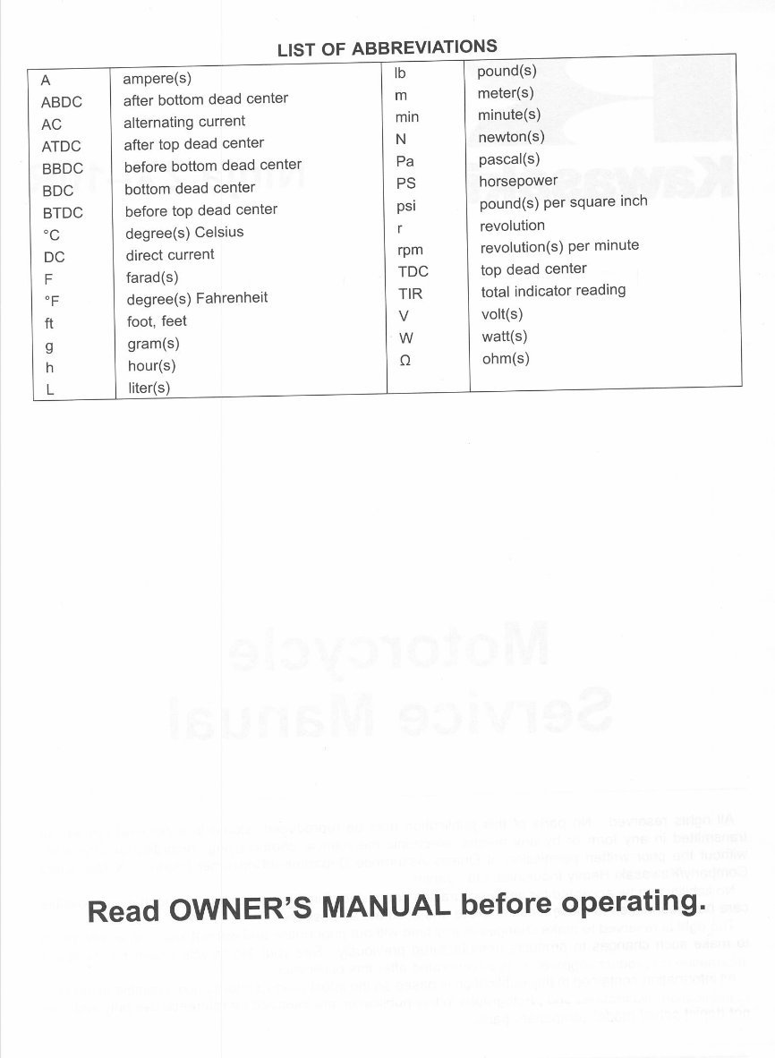2004-2005 Ninja ZX10R ZX-10R ZX1000 Service & Repair Manual preview img 5