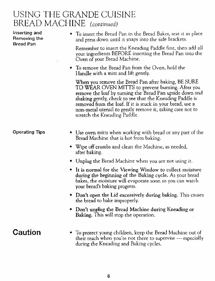 Williams Sonoma Breadmaker Parts Model WS0598 Instruction Manual Recipes preview img 8