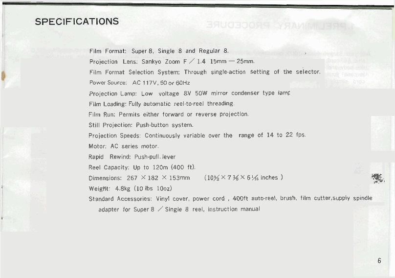 SANKYO DUALUX 1000 PROJECTOR preview img 7